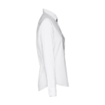 Camicie promozionali da donna in tessuto popeline 115 g/m² THC Paris color bianco terza vista