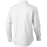 Camicie aziendali da uomo in cotone oxford 142 g/m² Elevate Life color bianco vista posteriore
