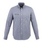 Camicie aziendali da uomo in cotone oxford 142 g/m² Elevate Life vista area di stampa