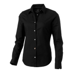 Camicie aziendali da donna in cotone Oxford da 142 g/m² Elevate Life color nero