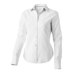 Camicie aziendali da donna in cotone Oxford da 142 g/m² Elevate Life color bianco