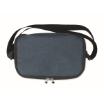 Borsa frigo promozionale isolante tasca frontale 6 lattine RPET color blu sesta vista