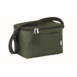 Borsa frigo promozionale isolante tasca frontale 6 lattine RPET color verde scuro