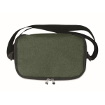 Borsa frigo promozionale isolante tasca frontale 6 lattine RPET color verde scuro sesta vista