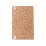 Taccuino personalizzato A5 con elastico e penna in bambù Earth color beige decima vista