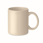 Tazze personalizzate in ceramica confezione singola 300ml Basic Colors color beige