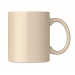 Tazze personalizzate in ceramica confezione singola 300ml Basic Colors color beige terza vista