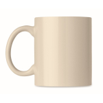 Tazze personalizzate in ceramica confezione singola 300ml Basic Colors color beige quarta vista
