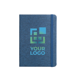 Taccuini aziendali A5 copertina RPET con tasca pagine a righe Texture vista principale