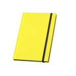 Taccuini promozionali A5 color fluo pagine neutre con bordo Fluor color giallo
