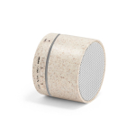 Altoparlante portatile in fibra di paglia con Bluetooth e potenza di 3W color naturale terza vista