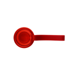 Borraccia in alluminio con logo laccetto in silicone 660ml Alu Cool color rosso