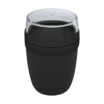 Contenitore a forma di vasetto 700ml MEPAL Ellipse Breakfast color nero