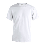 T shirt pubblicitarie in cotone pettinato ring spun da 150g/m² Keya color bianco prima vista