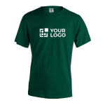 T shirt pubblicitarie in cotone pettinato ring spun da 150g/m² Keya vista area di stampa