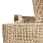 Buste vino personalizzate per due bottiglie 75 cl Doble Vino Yute color beige terza vista