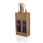 Buste vino personalizzate per due bottiglie 75 cl Doble Vino Yute