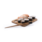 Bacchette per mangiare con dettaglio colorato Natura color nero prima vista