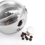 Macina sale e pepe dal design innovativo con base personalizzabile Orbit color nero quarta vista