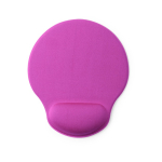 Tappetino per mouse in morbido poliestere personalizzato Rest color fucsia prima vista
