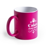 Tazza con logo ceramica di qualità colori assortiti 350ml Magic Colors color fucsia seconda vista