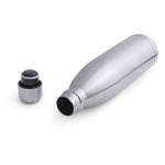 Borraccia termica in acciaio inox riciclato argento brillante 850ml