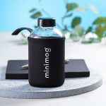 Bottiglietta in vetro con logo con custodia 600ml Softshell sesta vista