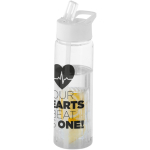 Borraccia con cannuccia e infusore di frutta 740ml TuttiFrutti color bianco