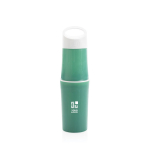 Borracce ecologiche personalizzate fatta in canna da zucchero 500ml color verde vista area di stampa