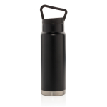 Borracce termiche doppio isolamento con logo da 650ml Frosty color nero quarta vista