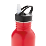Borraccia in acciaio con beccuccio 710ml Adventure color rosso settima vista