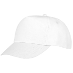 Cappellino baseball bimbi a strappo in cotone 175g/m² Heroe color bianco