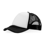 Cappello trucker più colori regolabile in poliestrere 100/gm2 Town color bianco/nero