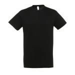 T-shirt unisex in cotone semipettinato da 150g/m² SOL'S Regent color nero terza vista