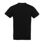 T-shirt unisex in cotone semipettinato da 150g/m² SOL'S Regent color nero vista laterale