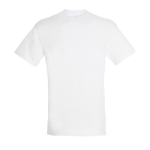 T-shirt unisex in cotone semipettinato da 150g/m² SOL'S Regent color bianco vista posteriore