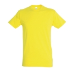 T-shirt unisex in cotone semipettinato da 150g/m² SOL'S Regent color giallo sesta vista