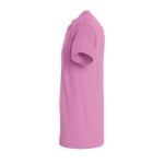 T-shirt unisex in cotone semipettinato da 150g/m² SOL'S Regent color rosa vista laterale