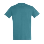 T-shirt unisex in cotone semipettinato da 150g/m² SOL'S Regent color turchese vista posteriore