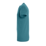 T-shirt unisex in cotone semipettinato da 150g/m² SOL'S Regent color turchese vista laterale