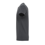 T-shirt unisex in cotone semipettinato da 150g/m² SOL'S Regent color titanio vista laterale
