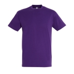 T-shirt unisex in cotone semipettinato da 150g/m² SOL'S Regent color viola seconda vista