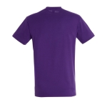 T-shirt unisex in cotone semipettinato da 150g/m² SOL'S Regent color viola vista posteriore