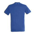 T-shirt unisex in cotone semipettinato da 150g/m² SOL'S Regent color blu reale vista posteriore