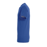 T-shirt unisex in cotone semipettinato da 150g/m² SOL'S Regent color blu reale vista laterale