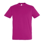 T-shirt unisex in cotone semipettinato da 150g/m² SOL'S Regent color fucsia