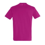 T-shirt unisex in cotone semipettinato da 150g/m² SOL'S Regent color fucsia vista posteriore