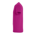 T-shirt unisex in cotone semipettinato da 150g/m² SOL'S Regent color fucsia vista laterale