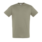 T-shirt unisex in cotone semipettinato da 150g/m² SOL'S Regent color cachi nona vista