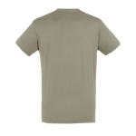 T-shirt unisex in cotone semipettinato da 150g/m² SOL'S Regent color cachi vista posteriore